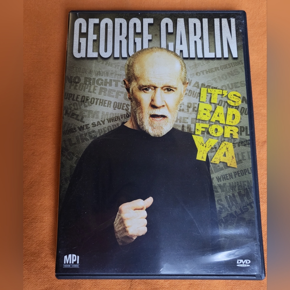 It's Bad For Ya George Carlin DVD comedy special widescreen EUC